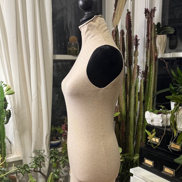 Zara Beige Sleeveless Maxi Dress - Picture 4 of 8